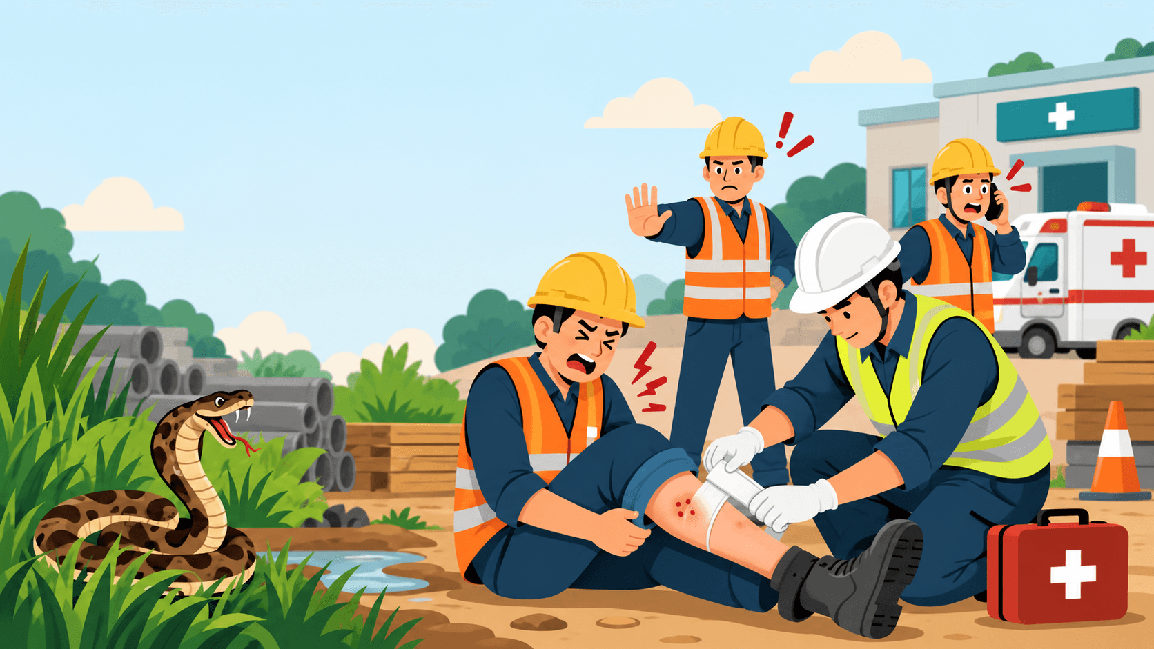 First Aid for Snake Bite Incidents